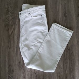 LOFT white jeans